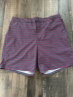 Lands End Mens Sunset Swim Board Shorts Swim Trunks Size Large